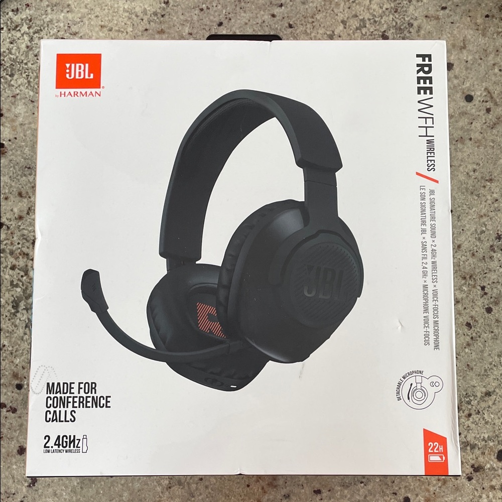 Brand new in box JBL Black Wireless Headset with Mic